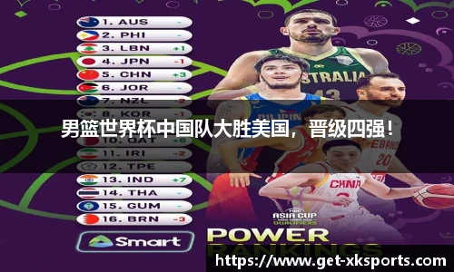 男篮世界杯中国队大胜美国，晋级四强！